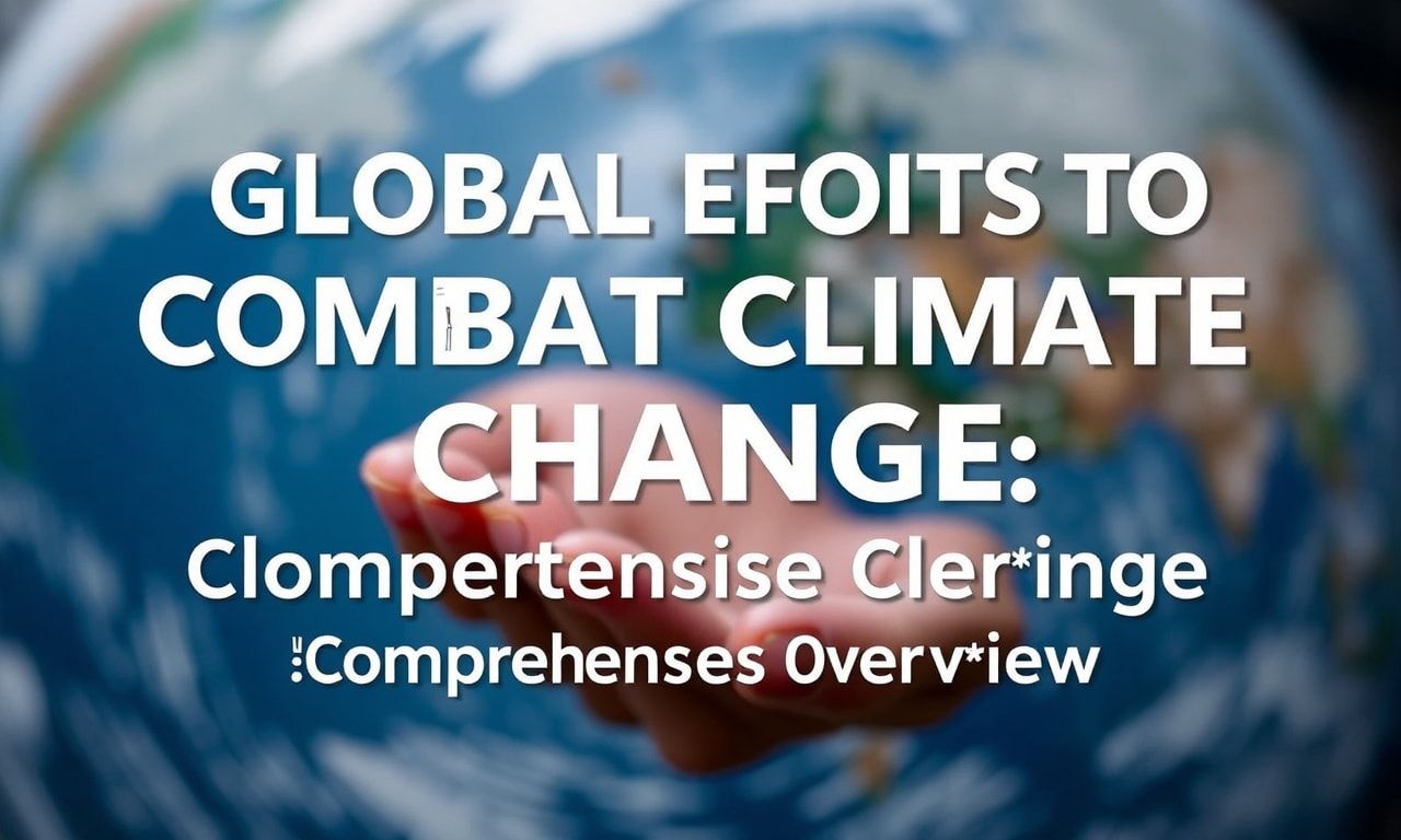 Global Efforts to Combat Climate Change: A Comprehensive Overview