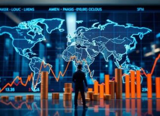 Global Markets Respond to Geopolitical Tensions and Economic Indicators Global markets react to geopolitical tensions and economic indicators.