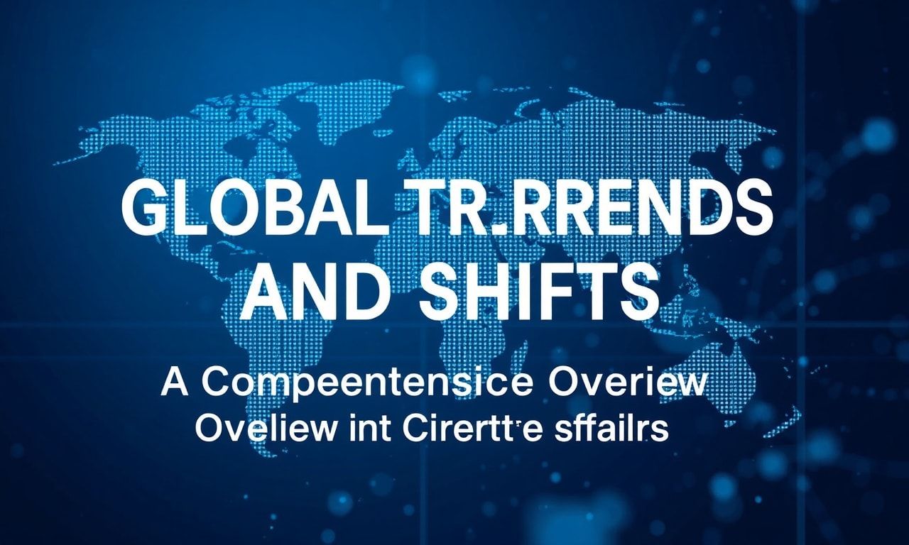 Global Trends and Shifts: A Comprehensive Overview of Current Events